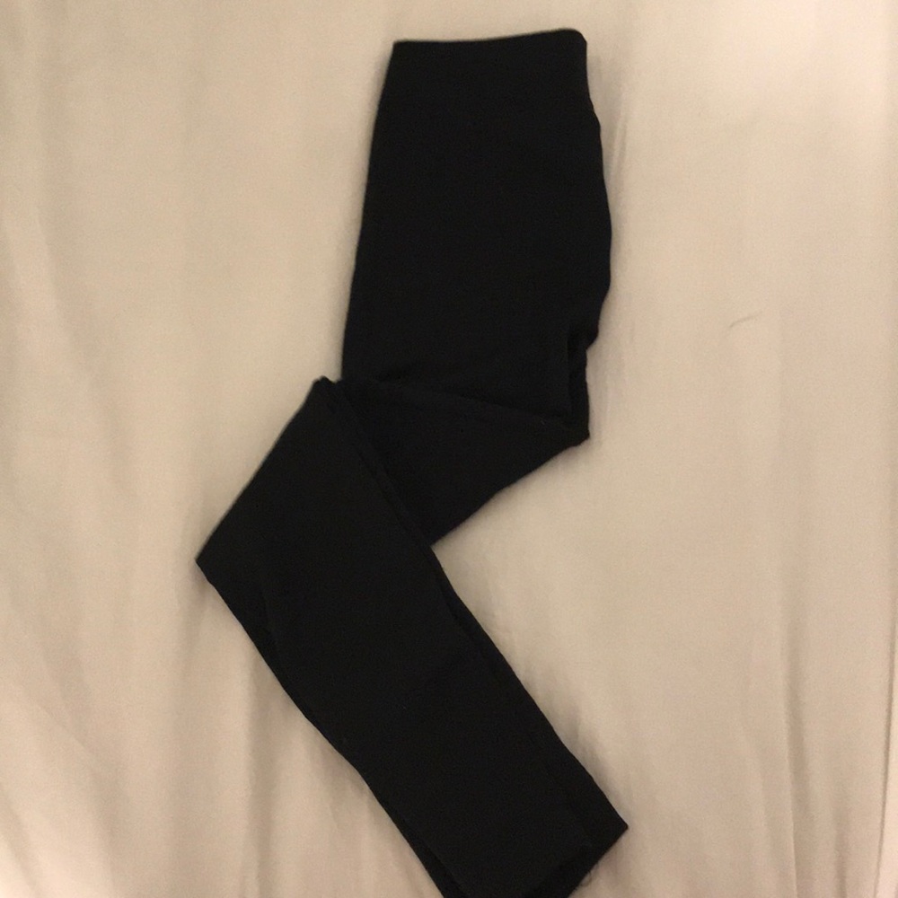 Moral fiber black leggings size S/M